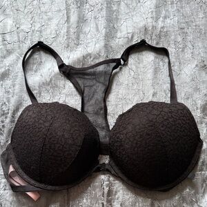 Victoria’s Secret front closure racer back push up lace bra 36C